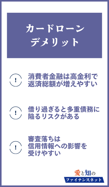 カードローン デメリット